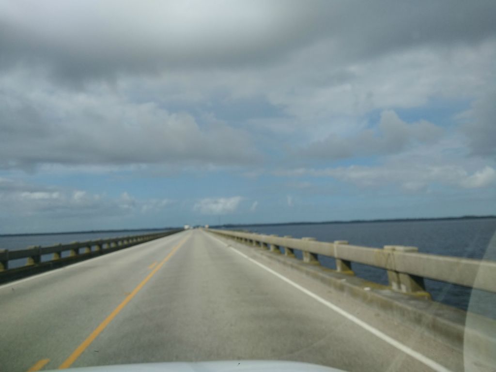 Heading back towards the mainland from the Outer banks on highway 64.